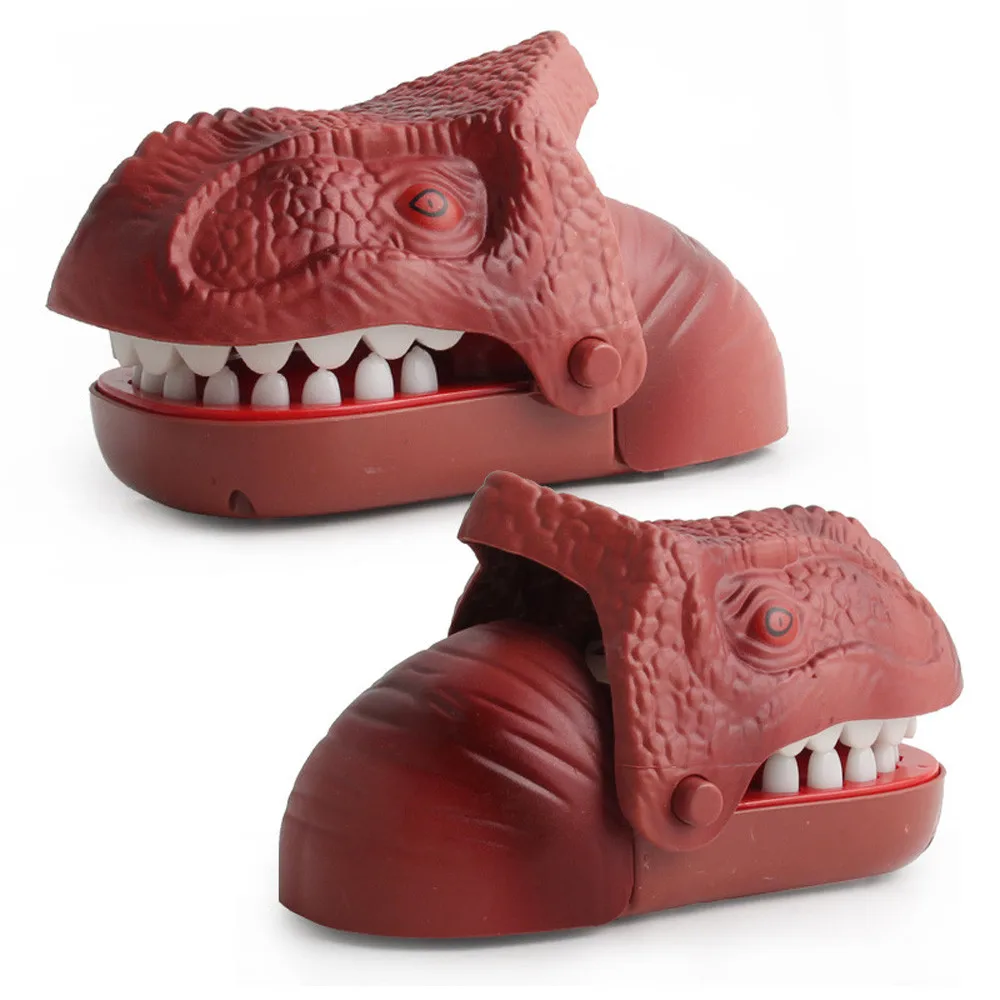 

Hot Creative Big Size Crocodile Mouth Dentist Bite Finger Game Funny Gags With Light & Sound Toy For Kids Family Party Play Fun