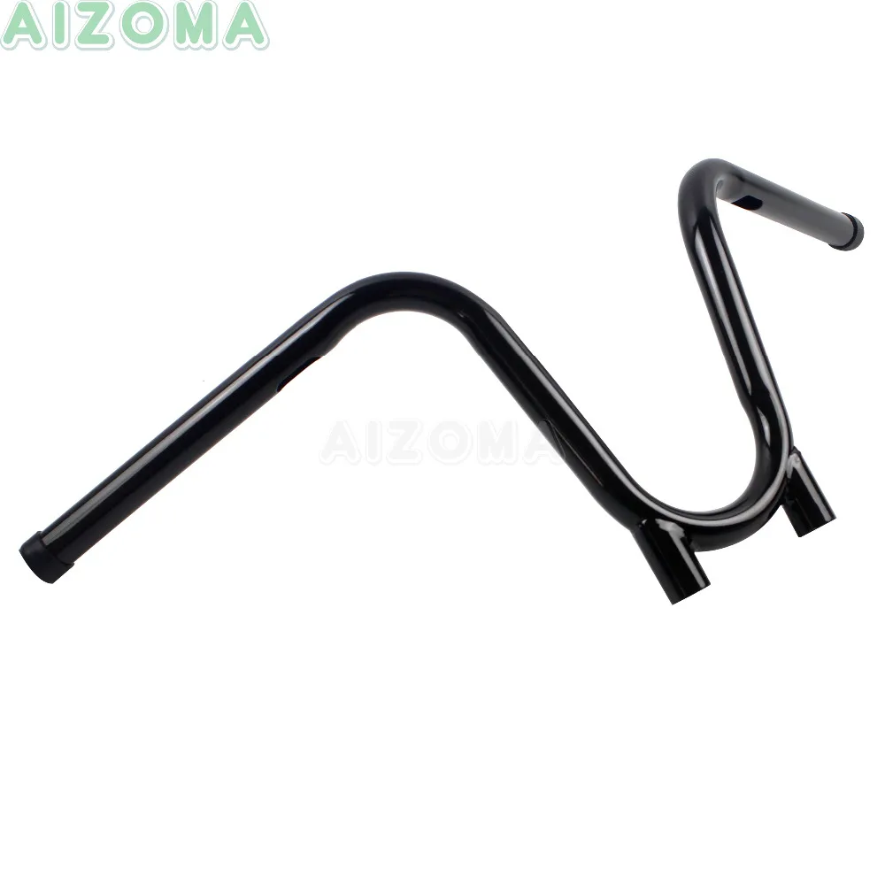 Мотоциклы черные 1 дюйм и 25 мм APE Bootlegger Bars Rise 9 5 &quotруль для Harley Sportster Dyna Chopper Bobber 1982