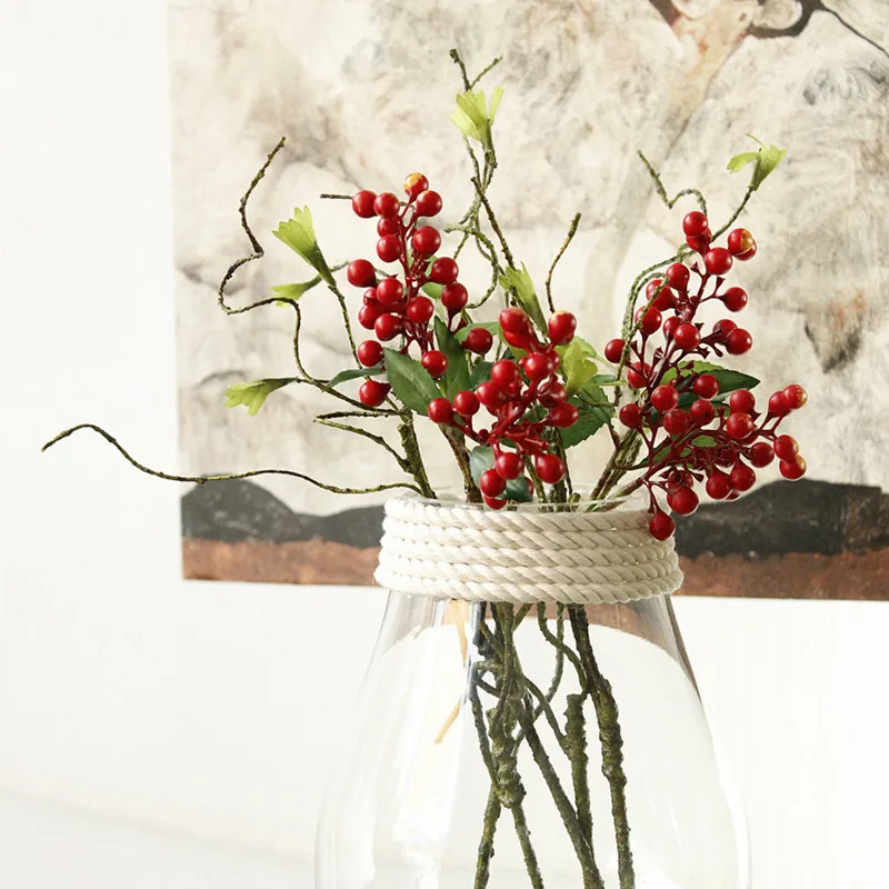 Искусственные цветы и ветки для растений искусственные украшения свадьбы стол