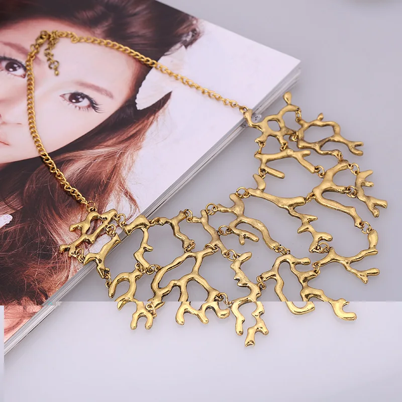 LOVBEAFAS модные браслеты уникальное винтажное Сращивание дерево ожерелье ветка