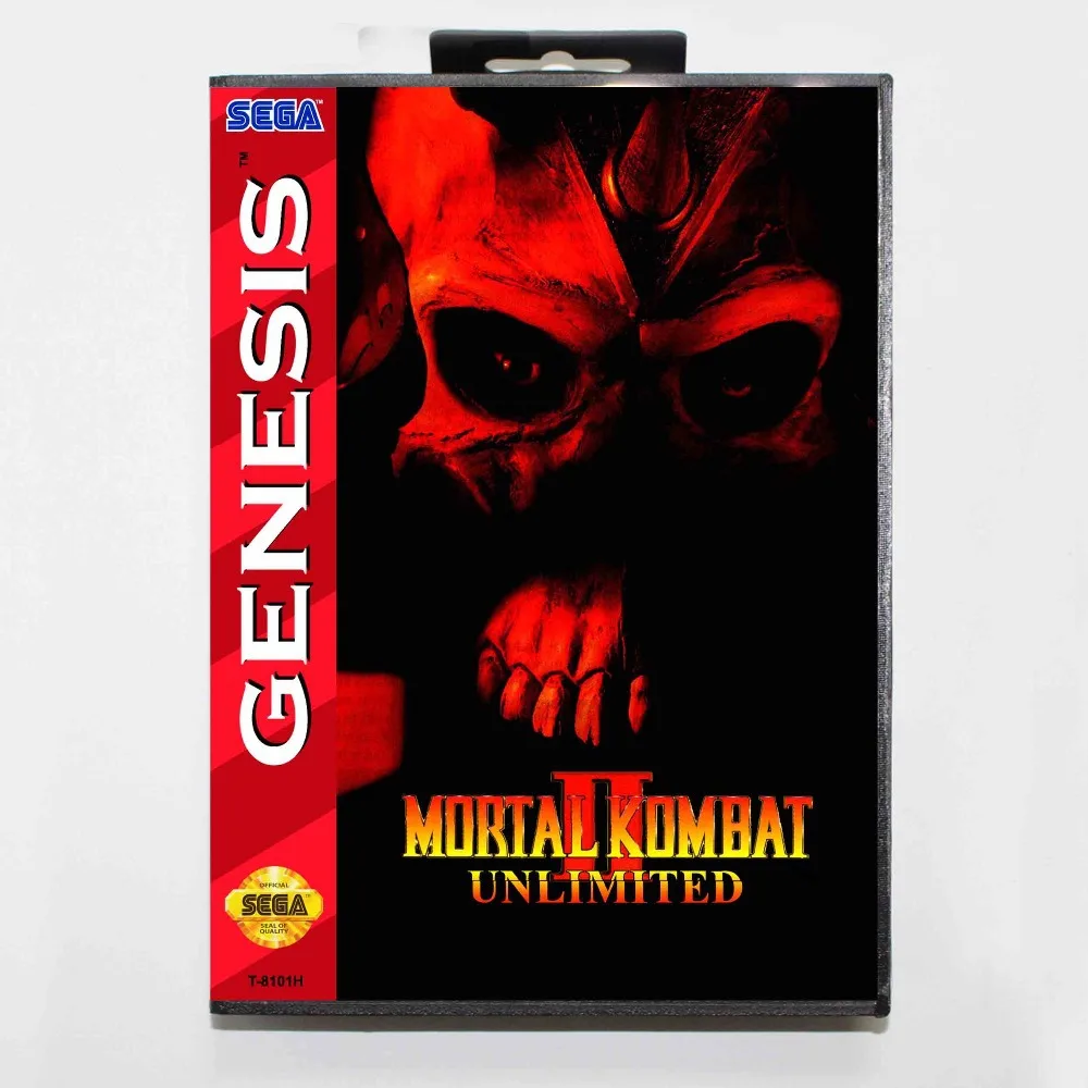 Mortal Kombat 16 бит MD карточная игра с коробку для Sega Megadrive/Genesis|mortal kombat ii|16 bitmd game |