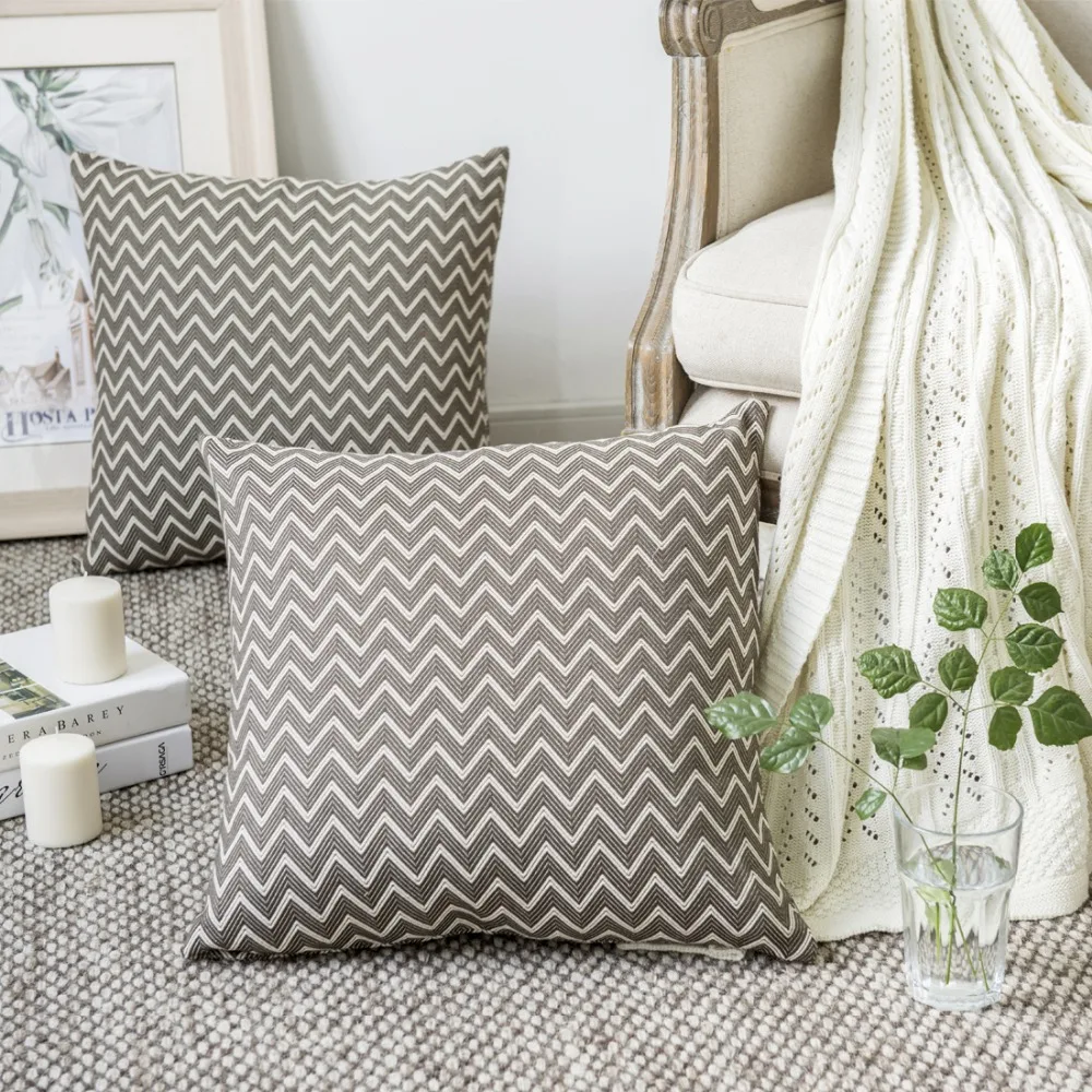 2 упаковки декоративные геометрические оптовые подушки серебристо-серый белый