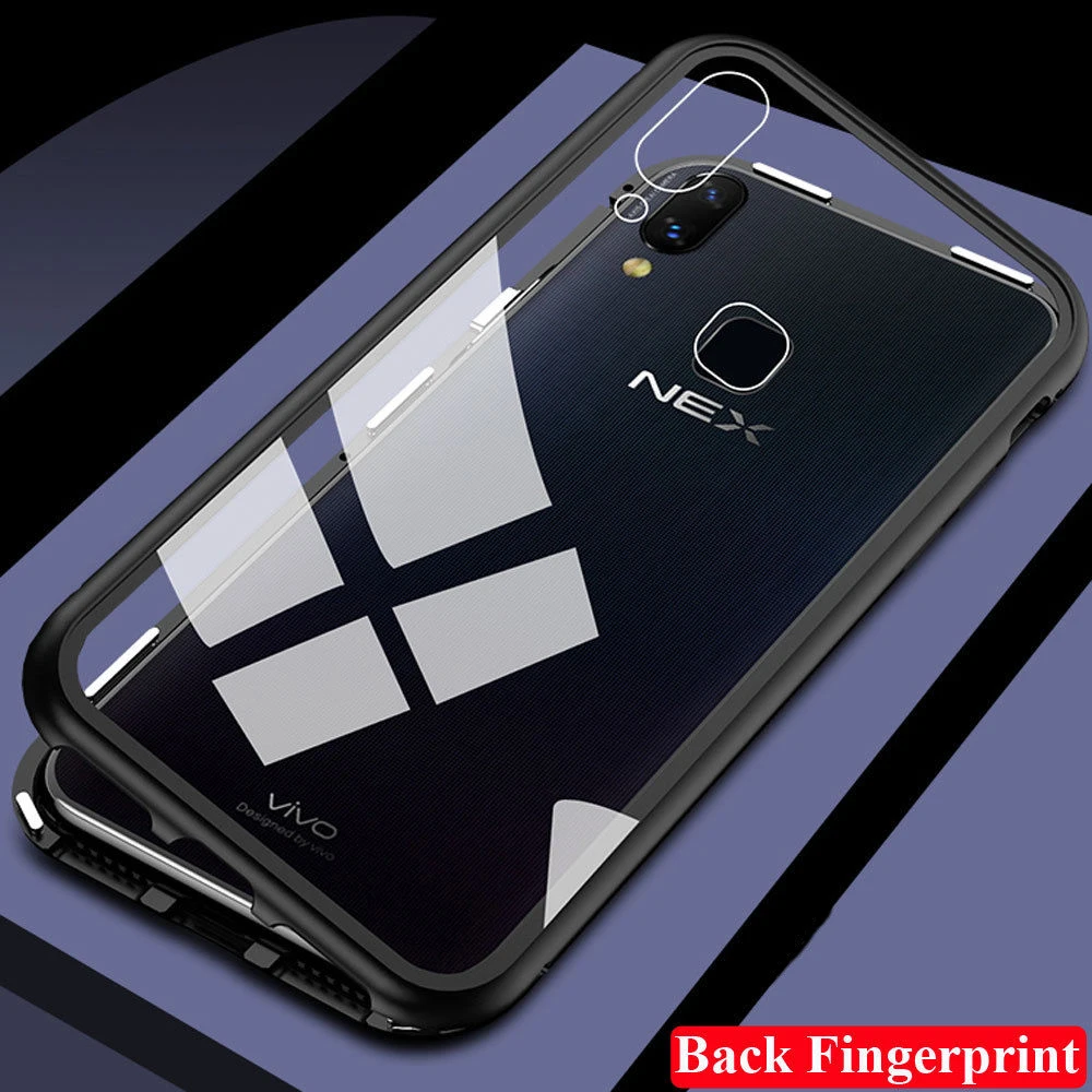 Встроенный магнитный адсорбционный металлический чехол для vivo X20 X21 NEX S xiaomi mi 8 SE