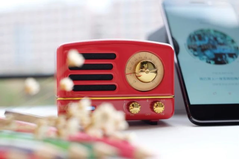 Maoking Маленький принц OTR динамик FM радио хиппи красный Мини Bluetooth Беспроводная Музыка металлический плейер MW-2 подарок для девочки