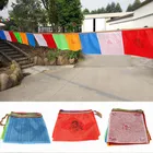 Религиозные флаги тибетские легкие Ta баннер молитвенный флаг искусственный шелк Senki Wind флаг с лошадью цветной принт Священные Писания стример
