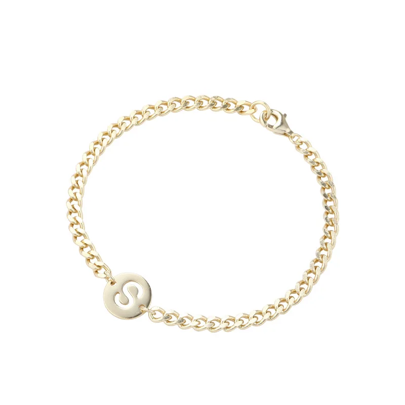 Sweet Letter Chain 925 Sterling Silver Bracelet | Украшения и аксессуары