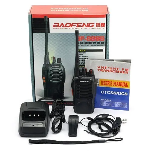 HBUDS Baofeng BF-888S двухстороннее радио (упаковка из 10) и USB Кабель для программирования (1