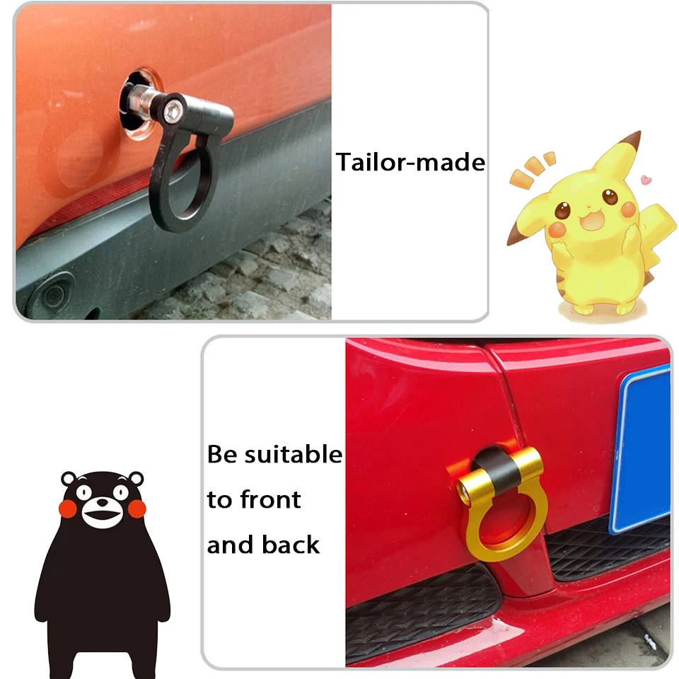 Универсальный крюк Atreus для автомобильного прицепа буксировочная вешалка Toyota