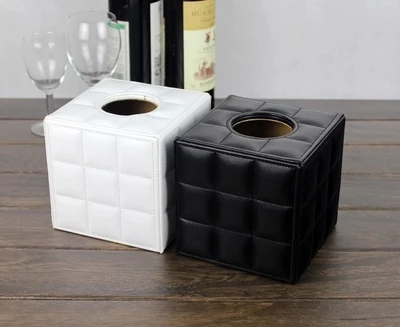 Качественная модная настольная квадратная коробка для салфеток из