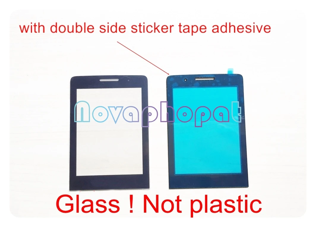 Novaphopat New Original Black Glass Screen For Philips E570 E571 lens Panel Replacement (not touch screen Sensor)+tracking | Мобильные
