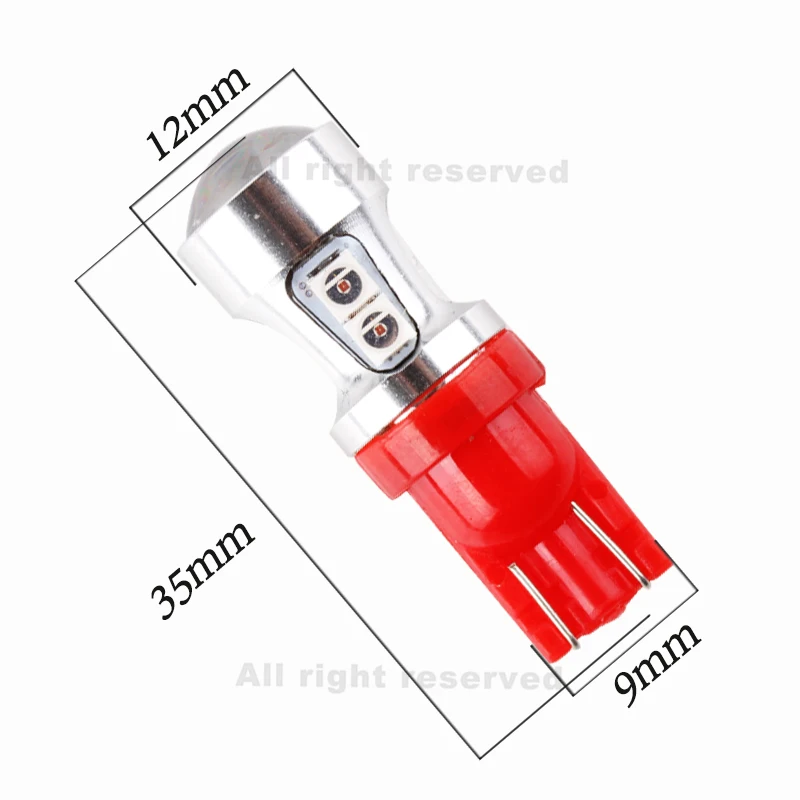 СВЕТОДИОДНЫЕ Лампы Canbus T10 W5W 12 В 10SMD 194 | Автомобили и мотоциклы