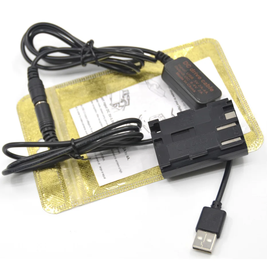 5V USB кабель ACK-E2 подходит мобильный Банк питания+ DR-E2 DR-400 BG-E2/E2N BP-511 батарея dc сцепление для цифровой однообъективной зеркальной камеры Canon EOS 20D 30D 40D 5D 50D D30 D60
