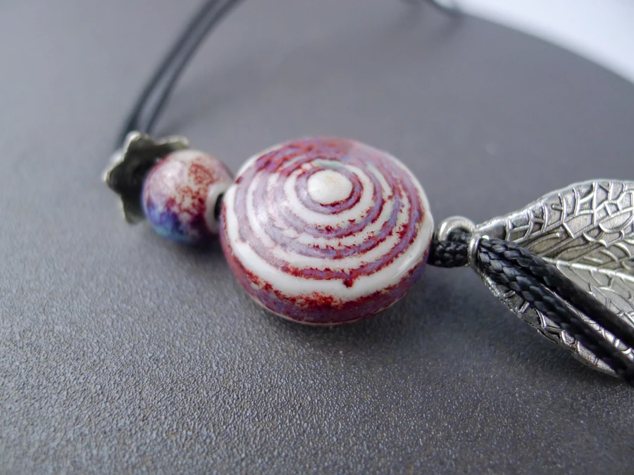 Керамические ювелирные изделия Jingdezhen длинная веревка керамические бусины