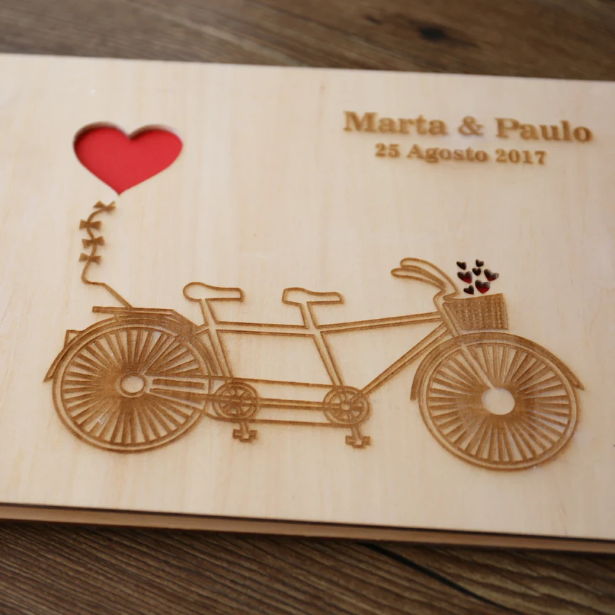 Индивидуальная книга для гостей на свадьбе Love Свадебная Гостевая в деревенском