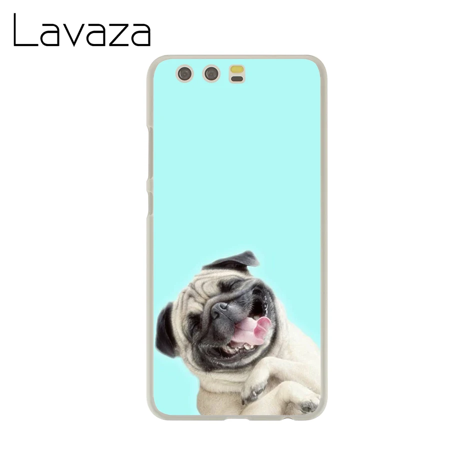 Чехол для телефона Lavaza с милым животным Мопсом huawei Honor Note 10 Play 9i 9 8C 8X8 Lite 7X 7A 6C Pro