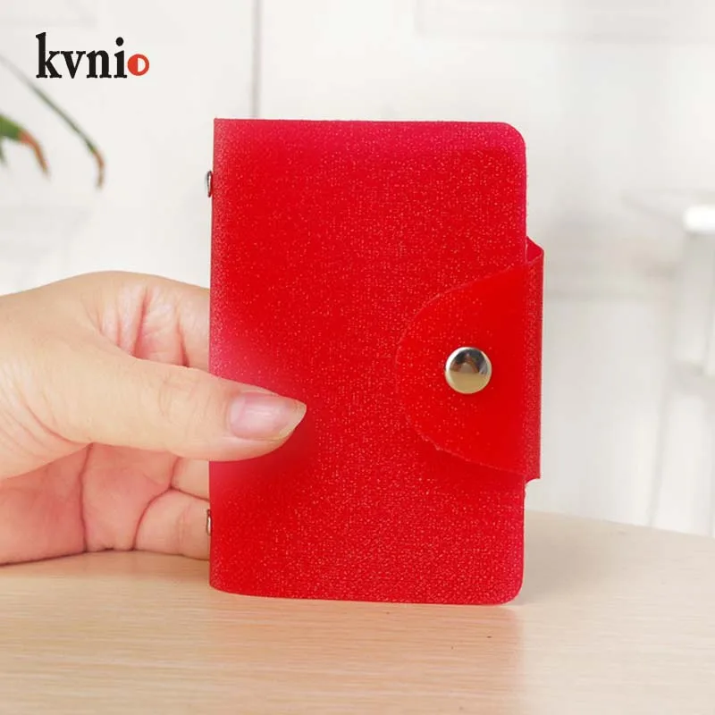 KVNIO 2018 New Candy colors Slim ID/Credit Card Holder Pocket Wallet 9 Color Multi-card Package 24 Slots For Men and Women | Багаж и сумки