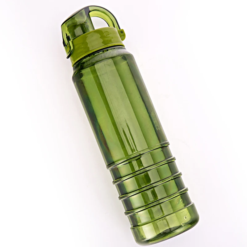 Моя бутылка 800 мл с подарочным пакетом пластиковая для воды спортивная лимонный