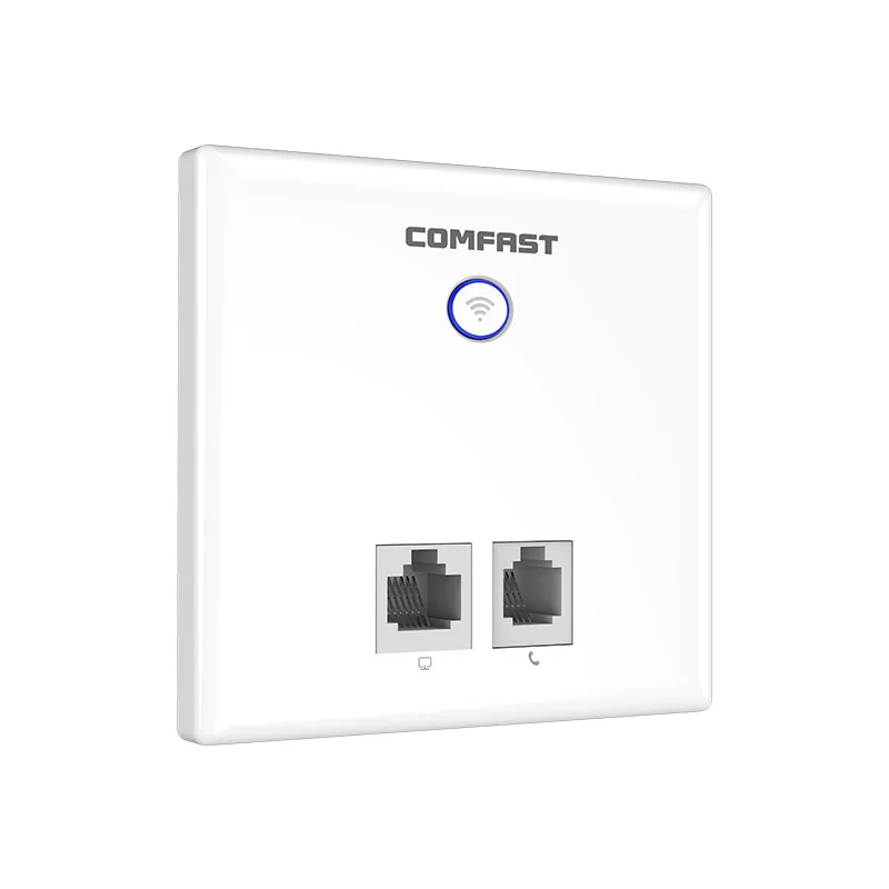 Wi-Fi Project 1 шт. 8 гигабитный коммутатор Poe + 6 Беспроводная розетка AP 750 Мбит/с в стене
