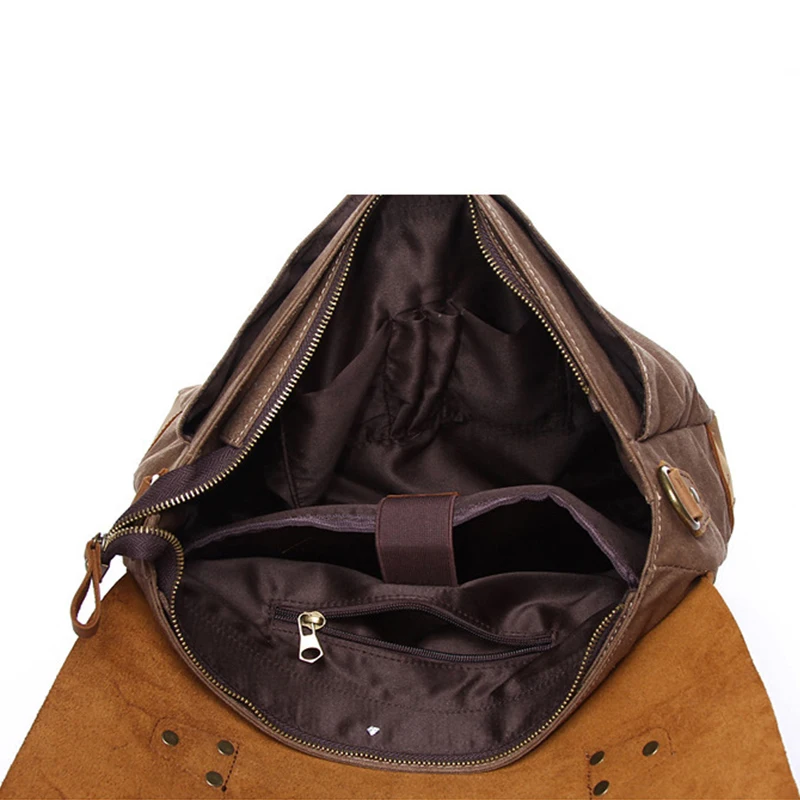 Винтажные сумки-мессенджеры в стиле милитари + кожаные сумки через плечо Crazy Horse