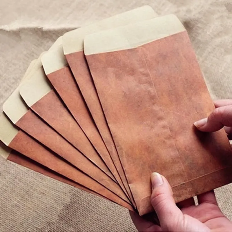 5 шт. винтажный крафт бумажный конверт для открытки свадебные приглашения