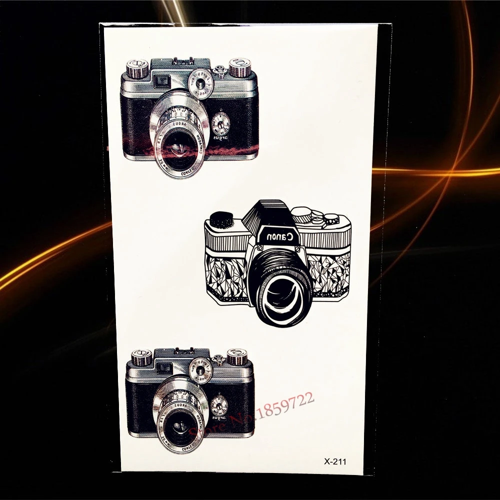 Индийский Черный Звездный дизайн тотемов водонепроницаемый фальшивый