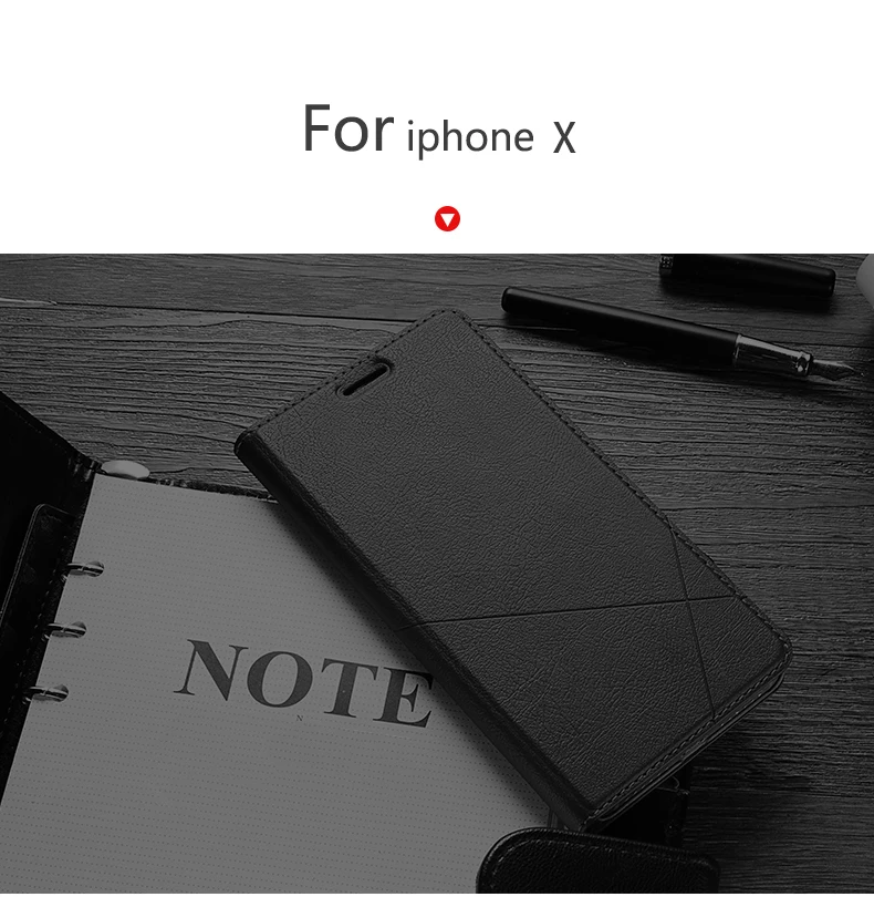 Ручная работа для Apple iphone X, 8 Plus, 7 Plus, 6, 6 S Plus, из искусственной кожи, чехол для iphone 5 5S se, откидная крышка, слот для карт, подставка