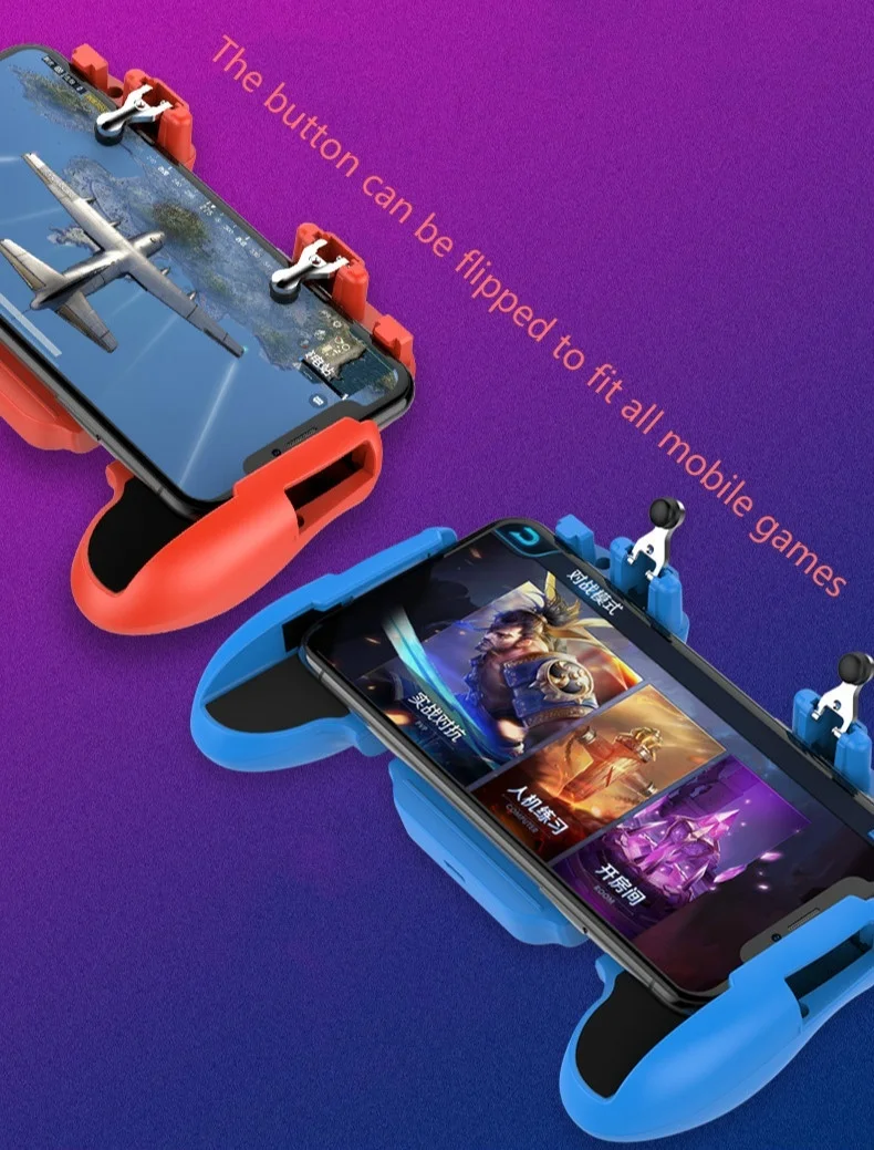 Мобильный игровой курок контроллер стрельбы PUBG кнопка огня ручка три в одном Pubg