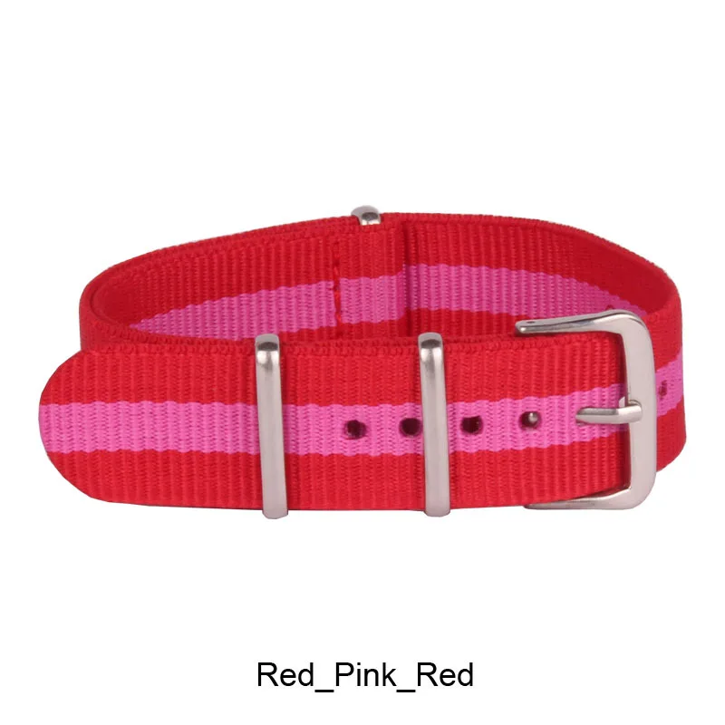 Ремешок из нейлона для наручных часов Женский армейский браслет в стиле милитари