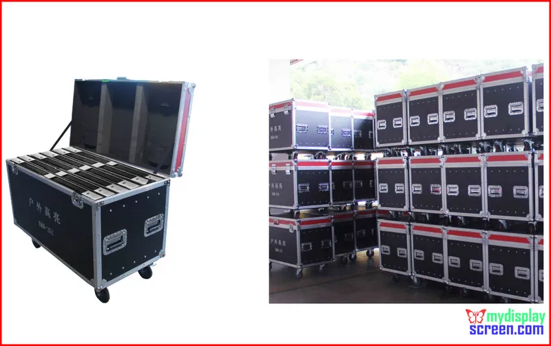 Сверхтонкий литый под давлением алюминиевый арендный светодиодный дисплей 640 мм