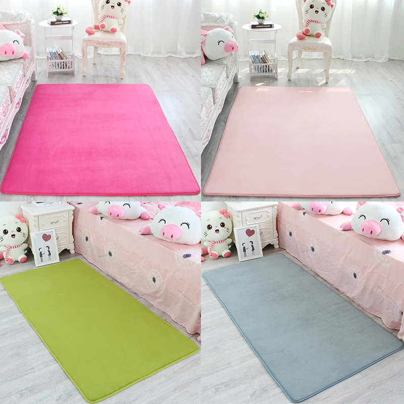 

Ultra Soft Thick Memory Foam Absorbent Mat Coral Velvet Kitchen Mat Anti-Slip Bathroom Carpet Kitchen Rug Home Entrance Door Mat