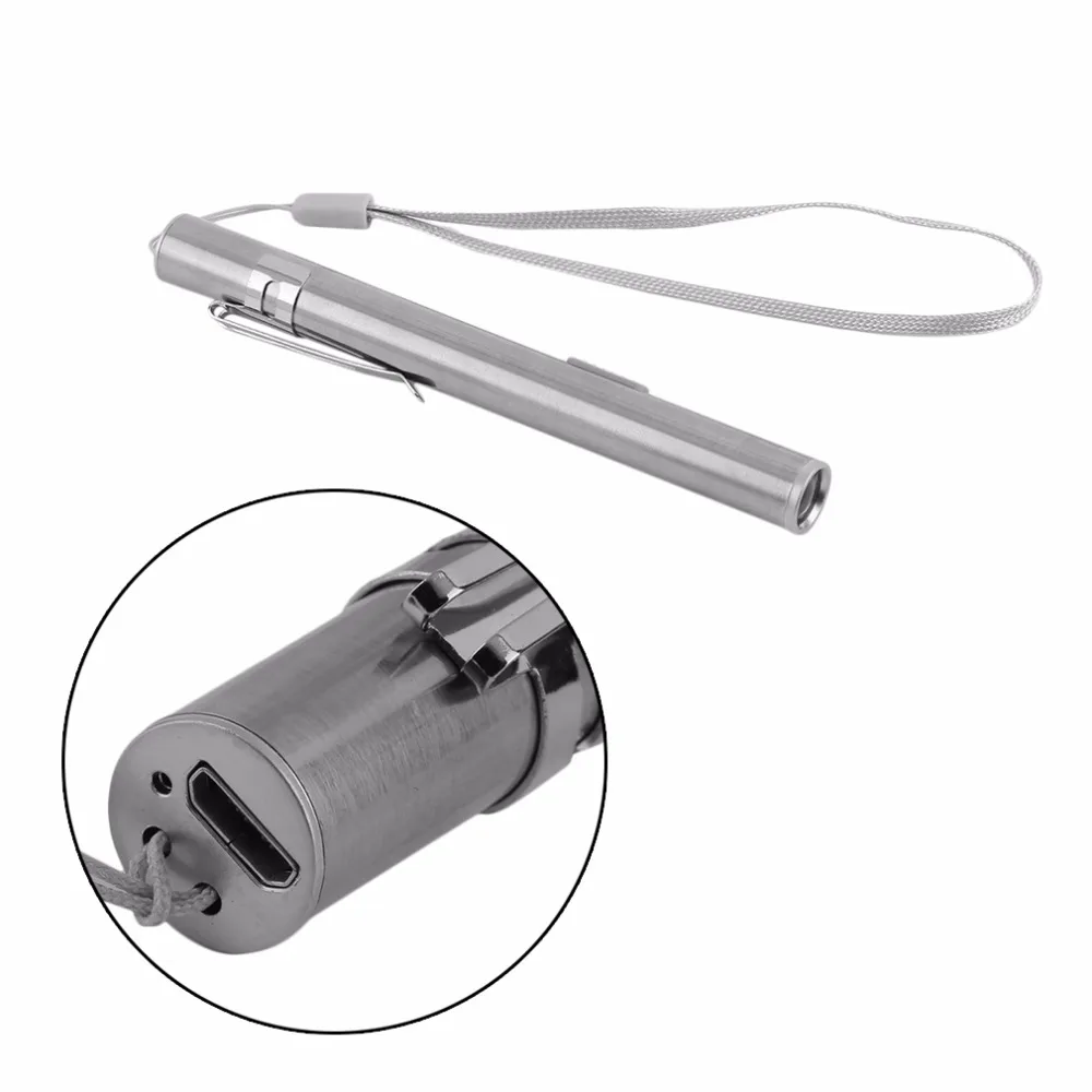 Креативный USB Перезаряжаемый светодиодный фонарик мощный мини фонарь