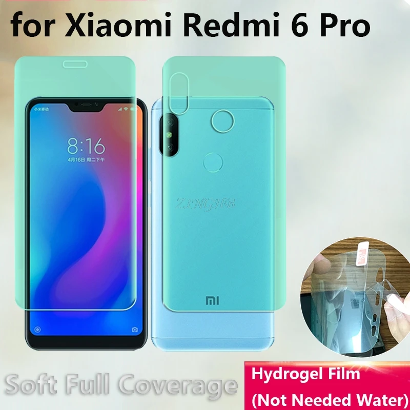 2 шт./лот защита для экрана с защитой от царапин на передней и задней панели Xiaomi Redmi