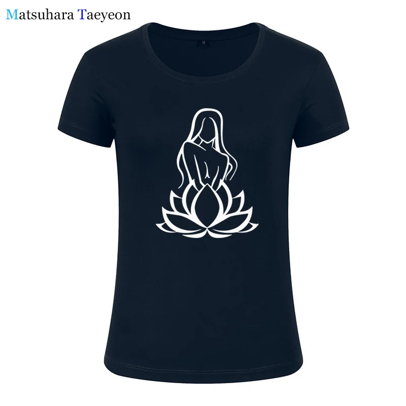 Модная женская одежда namaste рубашка с цветочным принтом для девочек футболка