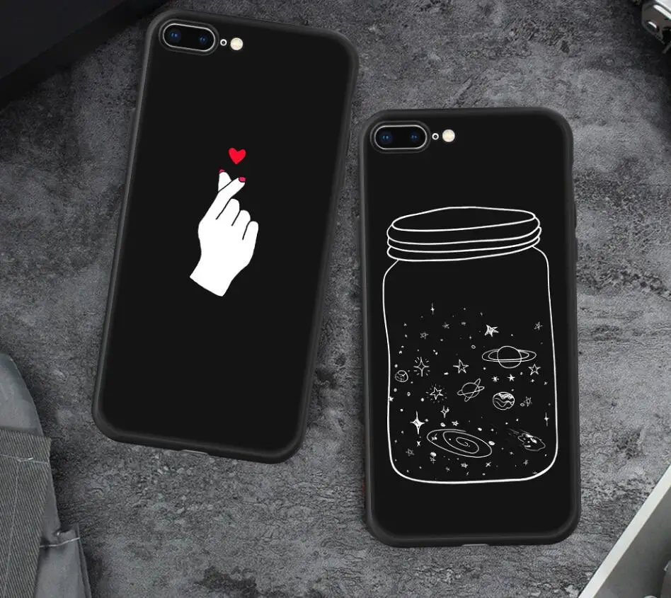 Модный Космический Чехол для iPhone X 7 6 6 S Plus 5 5S планета Луна Звезда Паук силиконовый чехол для iPhone 8 XS XR XSMAX чехол для телефона