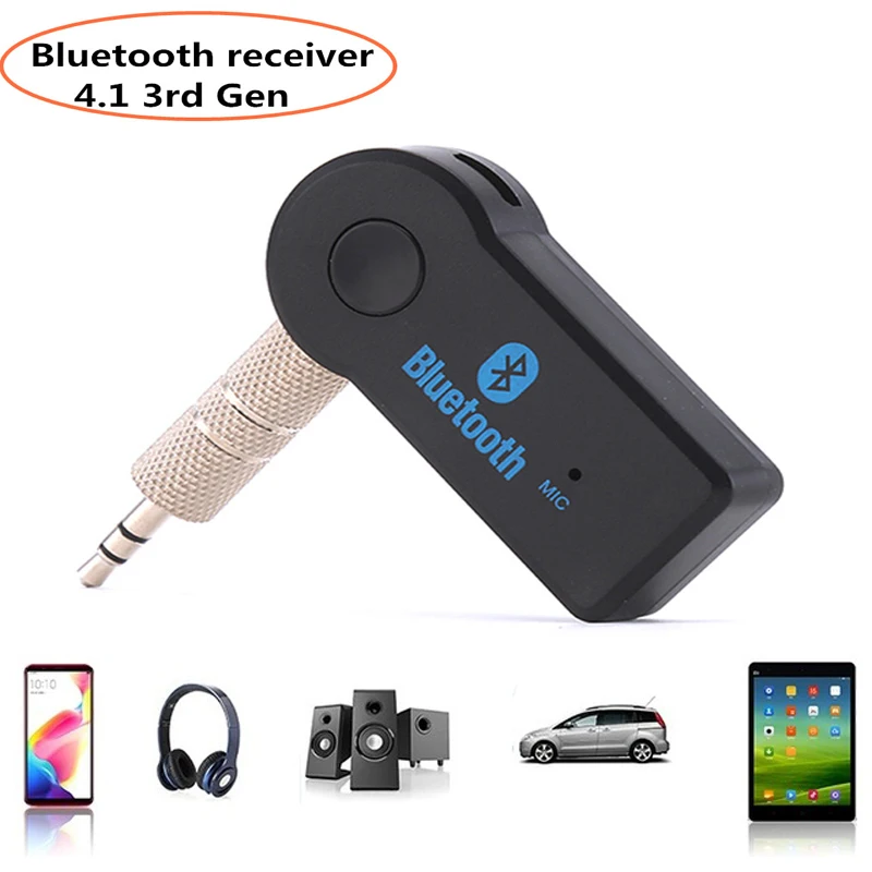 Беспроводной Bluetooth приемник передатчик адаптер 3,5 мм разъем для автомобиля MP3 музыка аудио наушники AUX ресивер громкой связи дропшиппинг