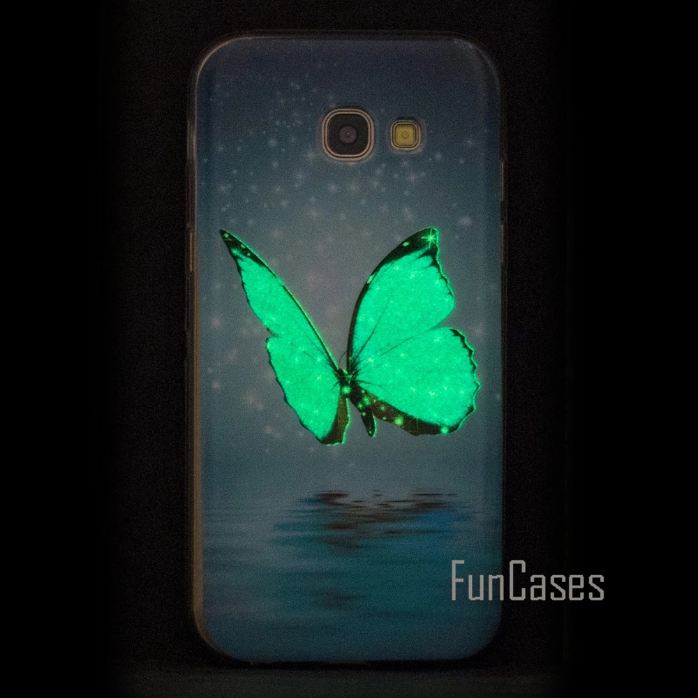Silicone Luminous Case For coque Samsung Galaxy A3 2017 Cover 4.7&quot A320 SM-A320F | Мобильные телефоны и аксессуары