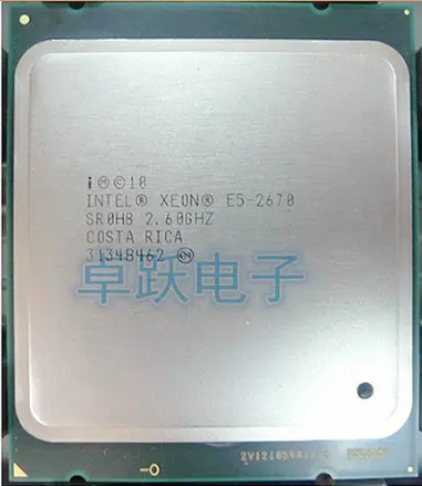 Бесплатная доставка процессор Intel ЦП Xeon E5 2670 C1 2 6 ГГц LGA 2011 20 МБ L3 Cache 8 ядер 115 Вт e5 с