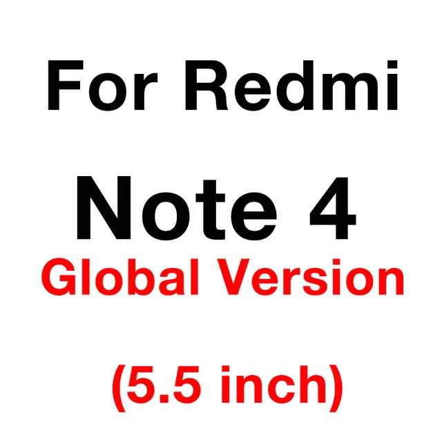 Note4 Global Version GonoRack 6D защитное стекло xiaomi redmi 4x полное покрытие Экран протектор для Xiaomi Redmi 4X4 Pro 4A закаленное Стекло для Redmi Note 4x 5A 5 плюс глобальная версия xiaomi redmi 4x стекло xiaomi redmi 5 plus стекло - Цвет: Note4 Global Version