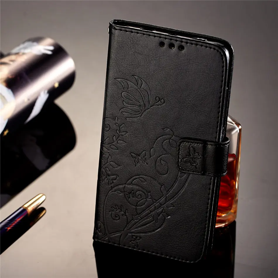 Флип-чехлы для Xiaomi 5X A1 Redmi Note 5A 4X4 4A Note4 Note4X Note5A Роскошный Ретро кошелек с бабочкой и карманом для карт милый чехол E03Z