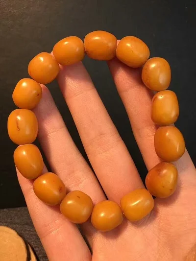 15x11mm 15x11 мм натуральный желтый янтарный браслет с драгоценными камнями баррель бусины браслеты Целебный Камень для женщин мужской подарочный сертификат AAAA - Цвет камня: 15x11mm