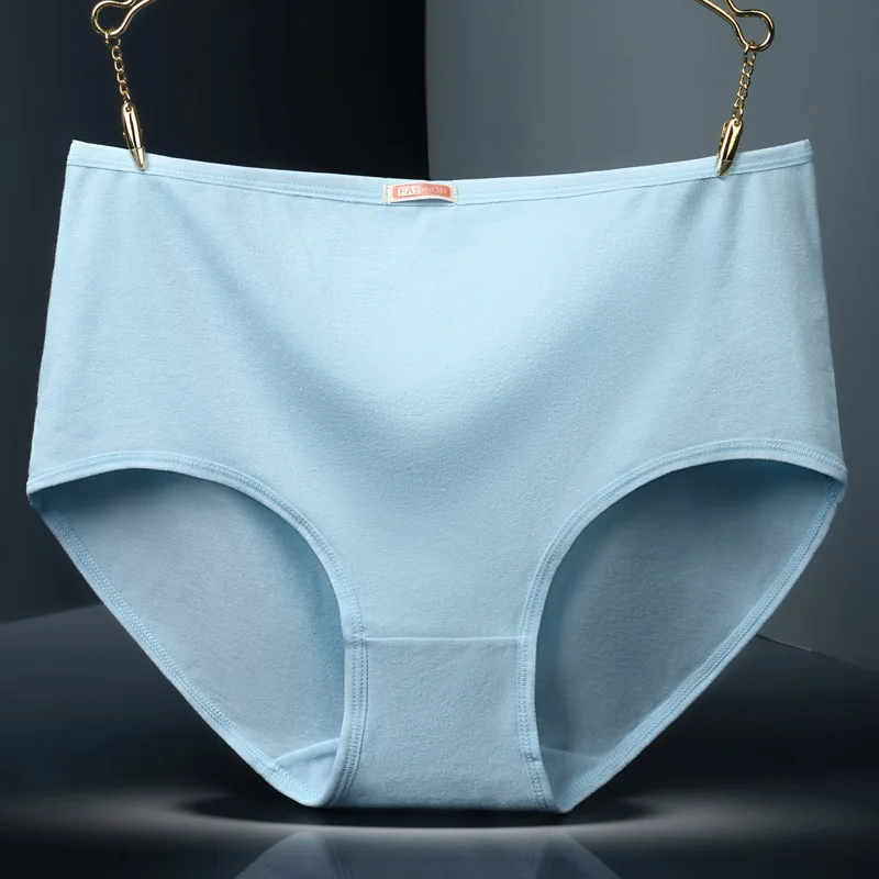 blue Однотонное нижнее белье, женские сексуальные трусики, хлопковые трусы, женское белье, Cueca 3XL, Calcinhas, шорты, трусики, Ropa Interior Femenina - Цвет: blue