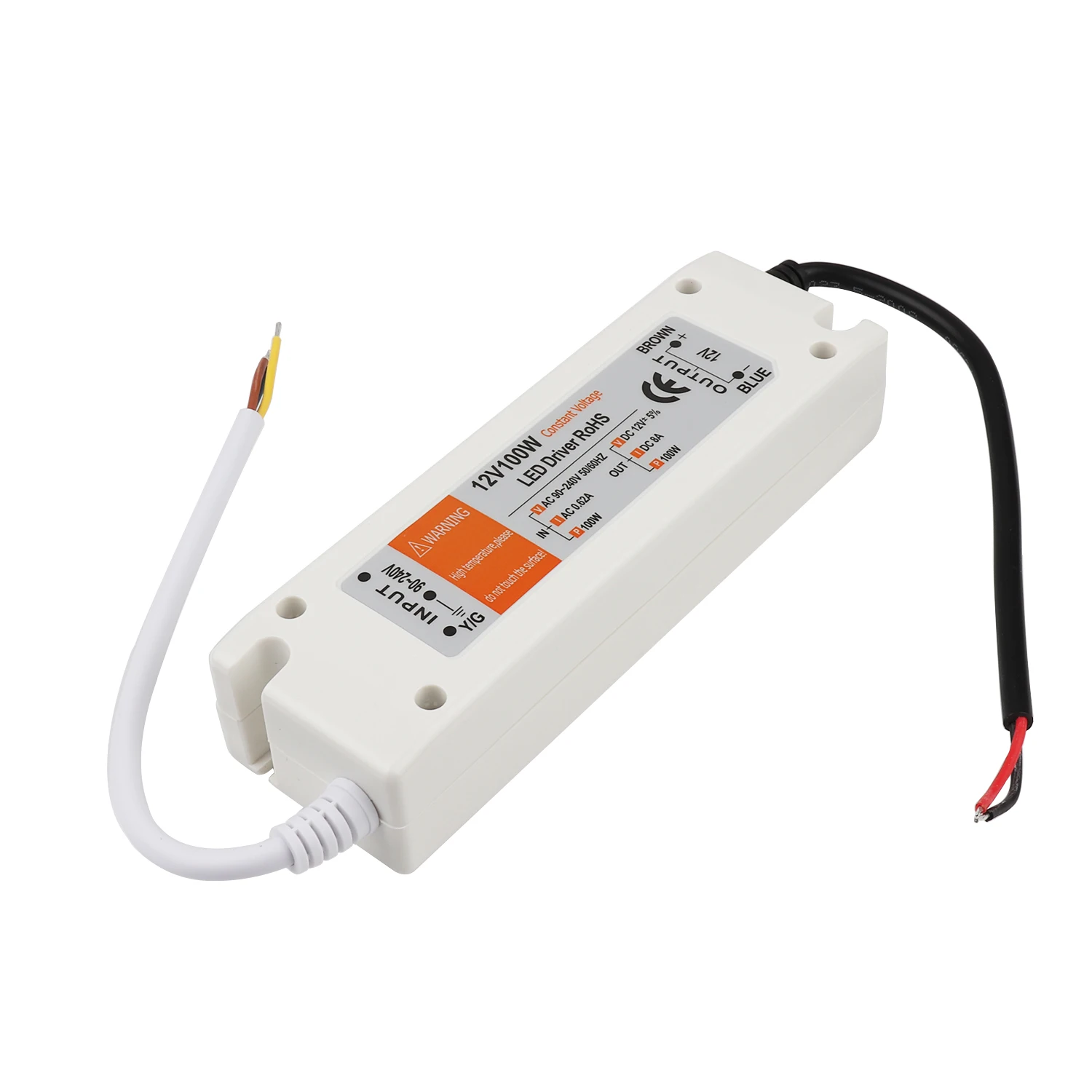 Светодиодный драйвер 12В 100 Вт трансформаторы AC110V 220V постоянного тока до DC12V светодиодный Мощность адаптер для светодиодный полосы света светодиодные лампы 8A высокое качество JQ