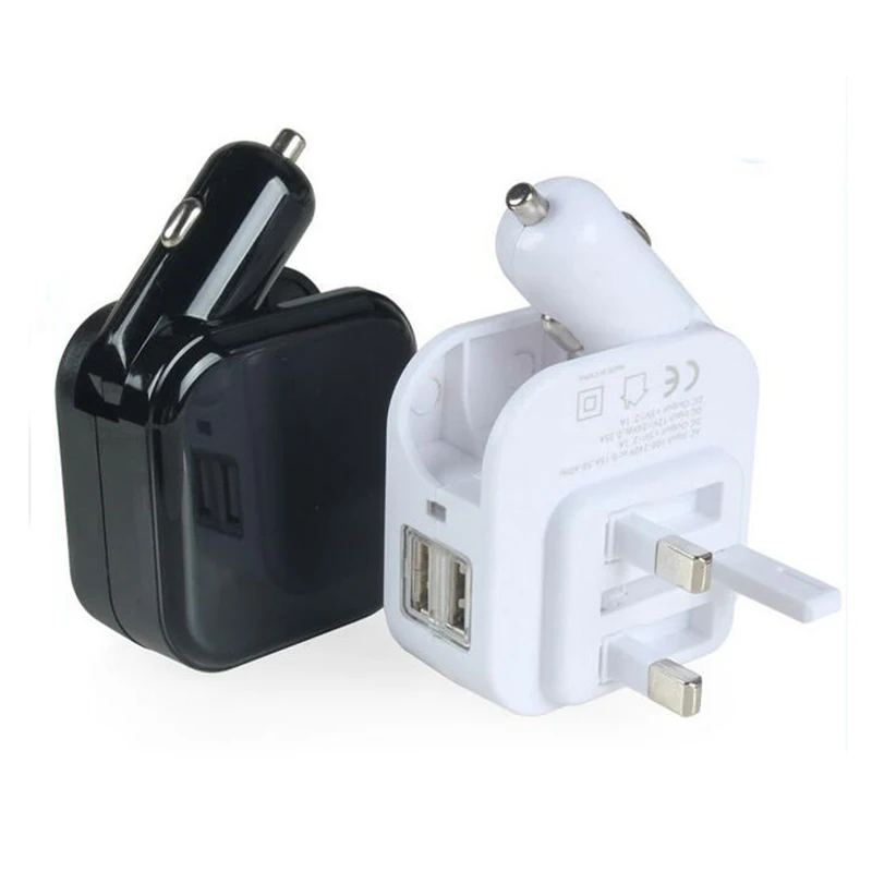 Зарядное устройство USB для сотового телефона складной автомобильный