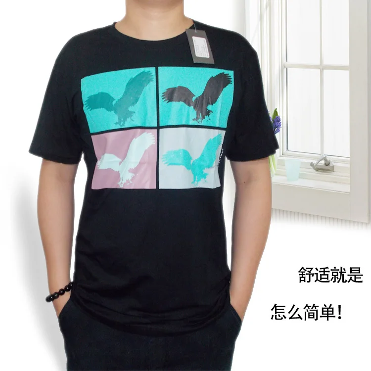 free shipping ! camisetas men T shirt Casual cotton Men's t black or white O neck short sleeve brand t-shirts 1266 | Мужская одежда