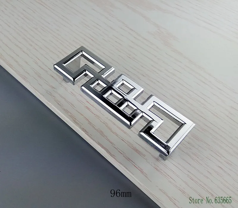 Современное искусство хромированная мебель ручка для кухни шкафа раздвижная