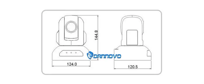 Бесплатная доставка DANNOVO USB HD 1080 P PTZ веб Камера 3x Оптический зум Поддержка Skype microsoft
