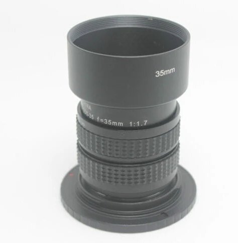 Объектив для Micro-camera 35 мм F/1 7 C крепление камеры видеонаблюдения SONY E NEX-5 5N C3 камера +