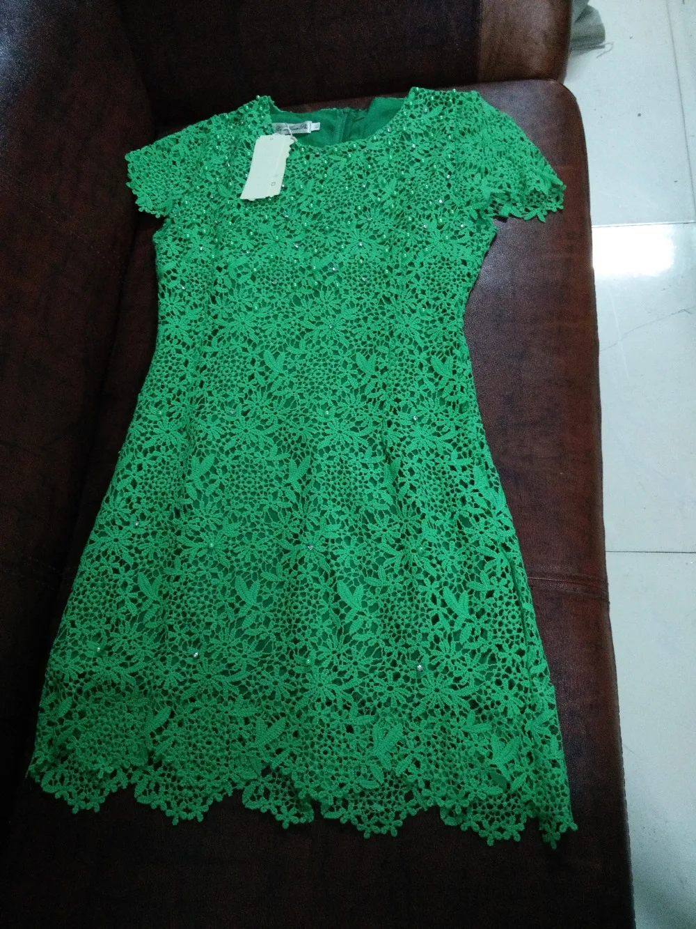 Летние женские платья платье для вечеринок с бусинами кружевное кристаллами и