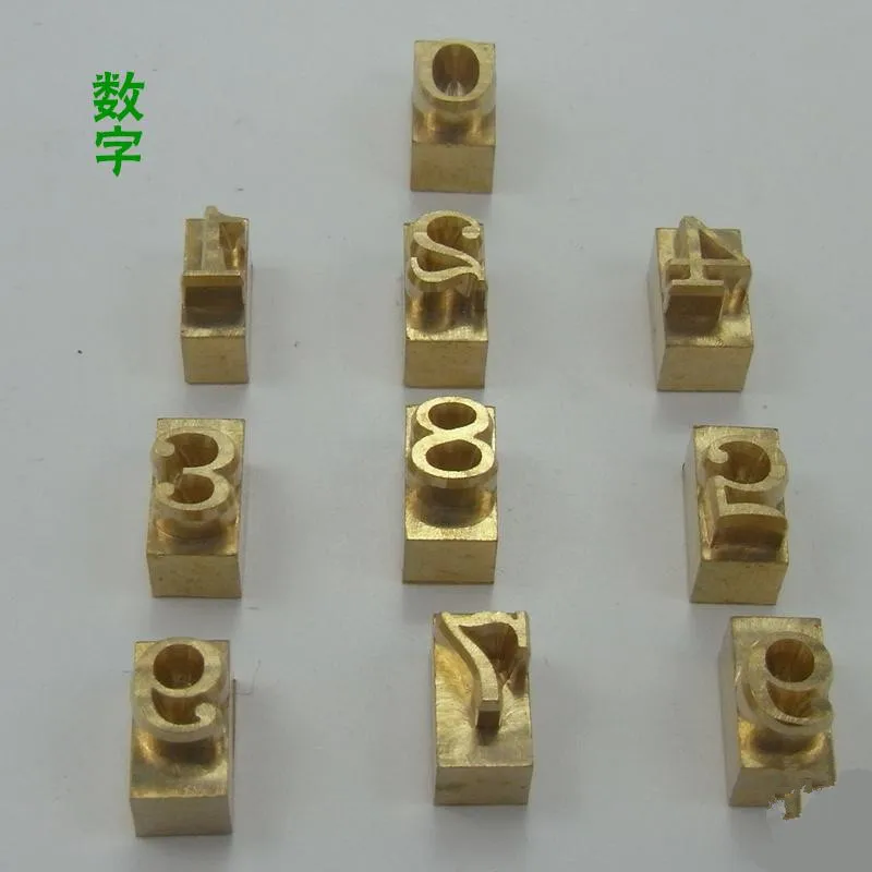 Гибкие латунные буквы ЧПУ гравировальная Форма Номер для фотографий|Детали