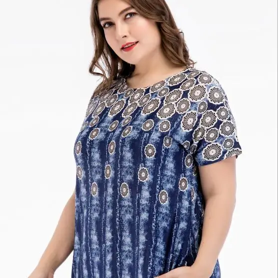 Мусульманское Платье макси с коротким рукавом кардиган свободного покроя